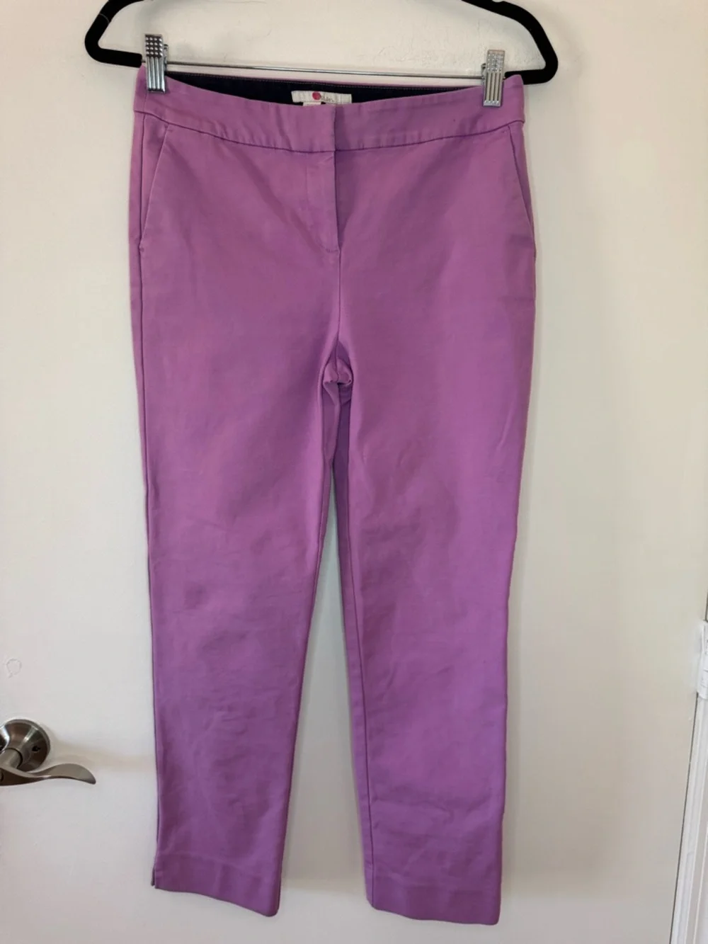 Boden Richmond Lavender Purple Lilac Ankle Pants Women's 6R Slim Tailored - Picture 2 of 16